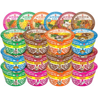 公仔面迷你碗(滑蛋鸡肉味)36g*9碗多口味泡面混合批发网红夜宵杯面零食小吃方便面