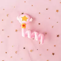 家柏饰(CORATED)韩具少女心绕线器数据线整理绑线带耳机收纳卷线理器器保护线收线