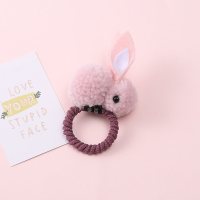家柏饰(CORATED)儿童皮筋小女孩扎头橡皮筋可爱萌兔饰公主头绳头饰宝宝夹