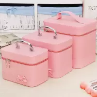 家柏饰(CORATED)化妆包大号小号简约便携大容量防水手提旅行收纳包洗漱包