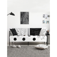 家柏饰(CORATED)沙发垫北欧简约现代时尚ins布艺坐垫子防滑套罩巾四季通用