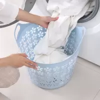家柏饰(CORATED)大号塑料脏衣篮衣篓浴室洗衣篮家用玩具衣物收纳篮脏衣服收纳筐