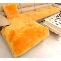 家柏饰(CORATED)冬季沙发垫定做欧式简约仿加厚防滑贵妃长毛绒沙发坐垫子