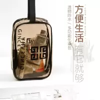 家柏饰(CORATED)网红化妆包ins风火小便携女旅行大容量洗漱包品收纳袋透明防水