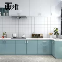 BONJEAN厨房防油贴纸防水自粘高温柜灶台用瓷砖墙纸防油烟机墙贴壁纸