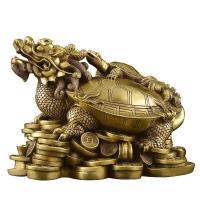 家柏饰(CORATED)铜龙龟八卦龙头龟 家居装饰品摆件铜工艺品