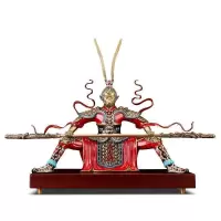 家柏饰(CORATED)齐天大圣斗战圣佛孙悟空摆件家居玄关客厅装饰摆件创意全铜工艺品