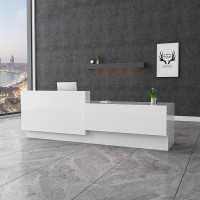 BONJEAN办公家具 前台接待台烤漆大厅接待 尺寸可定制 912