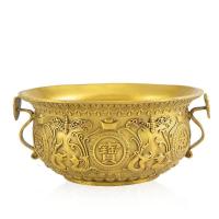 家柏饰(CORATED)铜摆件如意客厅店铺收银台装饰品工艺开业礼品