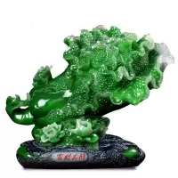 家柏饰(CORATED)酒柜玉白菜摆件中式家居客厅装饰博古架工艺品摆设开业礼品