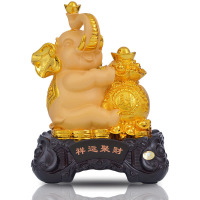 家柏饰(CORATED)祥运象摆件象乔迁新居礼品客厅电视柜酒柜装饰工艺品