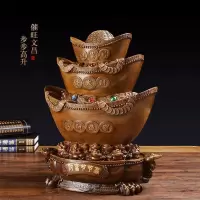 家柏饰(CORATED)财富节节高元宝摆件客厅办公室玄关家居装饰品乔迁新居礼品