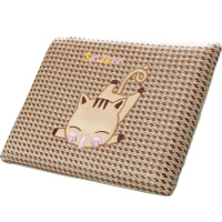 家柏饰(CORATED) 夏季清凉坐垫学生坐垫学校慢回弹记忆棉夏凉坐垫冰藤坐椅垫