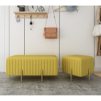 森美人北欧口换鞋凳家用床尾凳客厅小沙发凳子穿鞋试衣间轻奢长凳