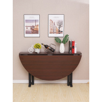 折叠圆桌家用简易大圆桌面可折叠餐桌子饭桌户外简约餐桌凳椅组合