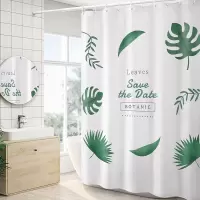 北欧浴帘卫生间隔断防水布淋浴房挡水窗帘浴室厕所洗澡帘子