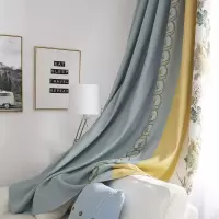 家柏饰(CORATED)窗帘北欧简约现代隔热成品全遮光卧室客厅书房落地窗定制