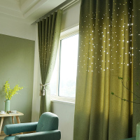 家柏饰(CORATED)韩式现代全遮光镂空窗帘成品创意窗帘客厅卧室落地窗飘窗定制