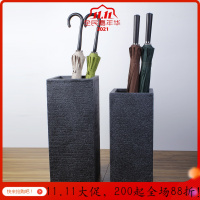 家柏饰(CORATED)方形欧式雨伞桶雨伞架 日式花插桶防潮收纳桶酒店大堂办公