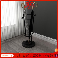 家柏饰(CORATED)简约金属雨伞架北欧家用雨伞收纳桶创意大理石酒店大堂雨伞架