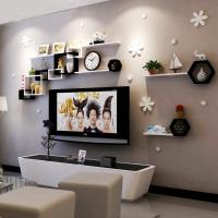 BONJEAN墙上置物架免打孔客厅电视背景墙装饰创意影视壁挂墙壁柜卧室墙面