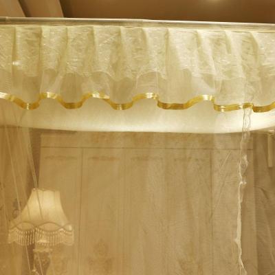 家柏饰(CORATED)落地廷蚊帐单帐纱老式单侧开 可配不锈钢支架 单双人宿舍床幔