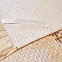 家柏饰(CORATED)欧式蕾丝床裙冰丝席三件套1.8米加厚可折叠机洗凉席空调软席子2米