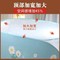 家柏饰(CORATED)蒙古包蚊帐免安装1.2折叠坐床式1.5拉链1.8m床双人家用纹账