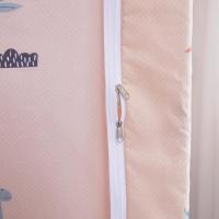 家柏饰(CORATED)家用遮光床帘防摔蚊帐一体式1.5m三开防尘蒙古包1.8m床幔带支架