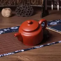 家柏饰(CORATED)手工朱泥紫砂壶西施壶过滤小泡茶壶陶瓷茶具套装大号花茶壶