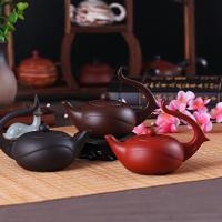 家柏饰(CORATED)紫砂壶手工朱泥小天仙茶壶泡茶器花茶壶陶瓷茶具功夫小茶壶
