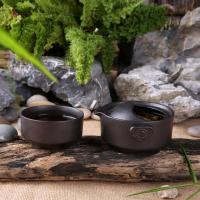 家柏饰(CORATED)紫砂快客杯一壶一杯单人旅行简约功夫茶具茶壶茶杯套装陶瓷家用