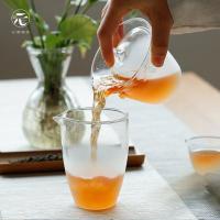 家柏饰(CORATED)耐热玻璃家用盖碗茶杯茶海透明云雾日式简约功夫茶具套装整套