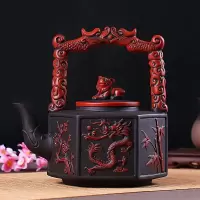 紫砂壶特大号茶壶北方大容量壶收藏观赏摆设壶手工泡茶壶