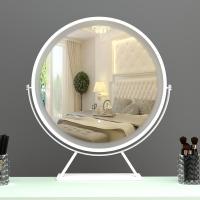 森美人镜子化妆镜风少女心台式d灯补光灯宿舍梳妆镜家用卧室欧式