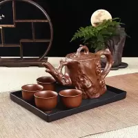 家柏饰(CORATED)特大号紫砂壶手工家用泡茶壶大容量单茶壶陶瓷功夫茶具套装