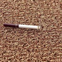 家柏饰(CORATED)丝圈地毯可裁剪地垫脚垫进入户厅垫阻燃防滑垫PVC塑料地毯