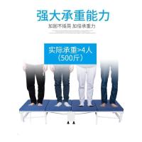 森美人折叠床单人家用成人海绵木板陪护办公室午睡午休床便携简易四折床
