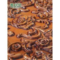 BONJEAN欧式实木餐桌椅组合家用餐厅长方形饭桌大户型花餐桌美式家具