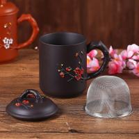 家柏饰(CORATED)紫砂杯茶具泡茶杯功夫茶具家用茶杯过滤带盖水杯子陶瓷办公杯