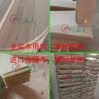 BONJEAN镜子全身穿衣镜落地旋转多功能立式家用卧室移动实木试衣带挂衣架