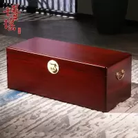 森美人老香樟木箱子整板大板衣箱全实木字画箱子收纳平板婚嫁箱