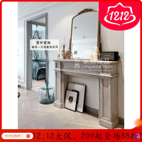 森美人复古欧式穿衣镜梳妆台镜子壁挂卧玄关客厅花梳妆延风装饰镜子