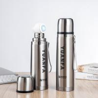 家柏饰(CORATED)1000ml大容量不锈钢保温杯学生子户外运动热水瓶男女茶水杯子