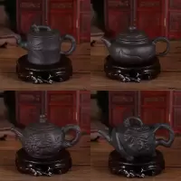 家柏饰(CORATED)手工紫砂壶茶具家用陶瓷小茶壶过滤泡茶壶西施石瓢壶花茶壶