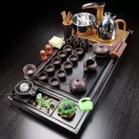 家柏饰(CORATED)泡茶茶具套装陶瓷茶壶茶杯家用全自动功夫茶盘简约茶道小茶台