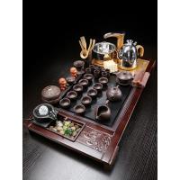 家柏饰(CORATED)整套紫砂茶具实盘套装流水全自动办公室家用功夫茶台简约