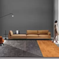 家柏饰(CORATED)地毯客厅现代简约几何图案茶几毯地垫卧室床边北欧轻奢房间风