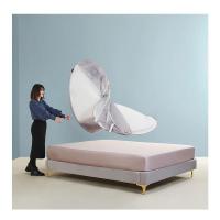 家柏饰(CORATED)夏季蒙古包蚊帐家用免安装可折叠1.8/1.5m床免支架拉链1.2米纹帐