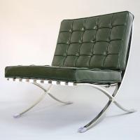 森美人巴塞罗那椅子办公沙发椅设计师家具休闲会客会所洽淡单人沙发